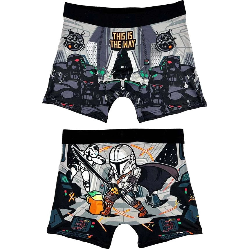This Is The Way Mens Boxer Briefs-Mens Underwear-Scarlett Dawn