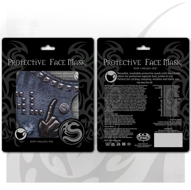 Thrash Metal Face Mask-Face Masks &amp; Wraps-Scarlett Dawn