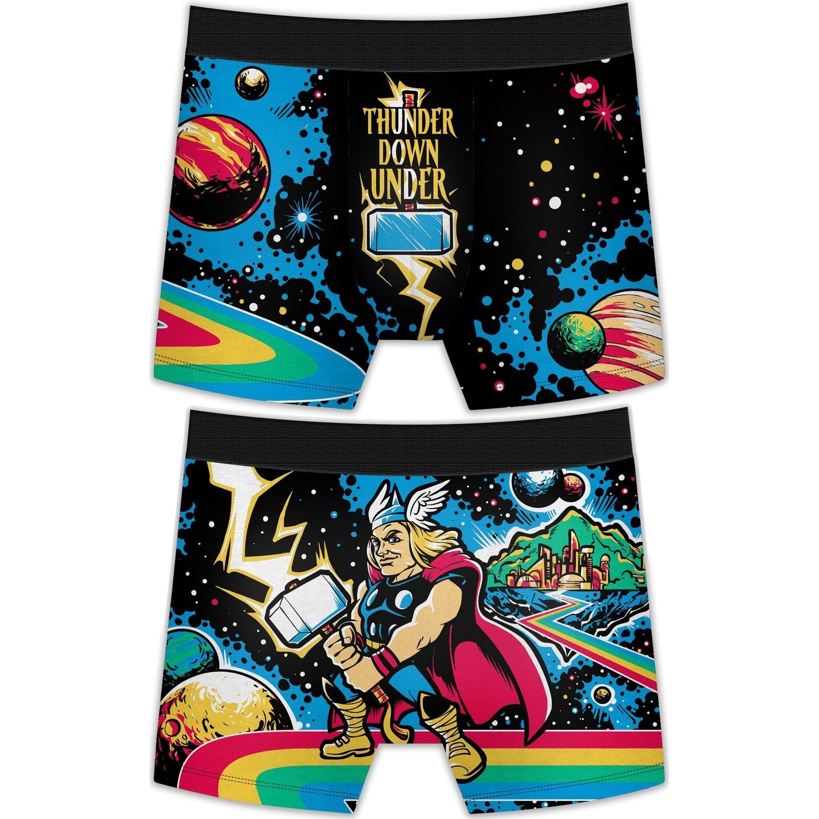 Thunder Down Under Mens Boxer Briefs-Mens Underwear-Scarlett Dawn