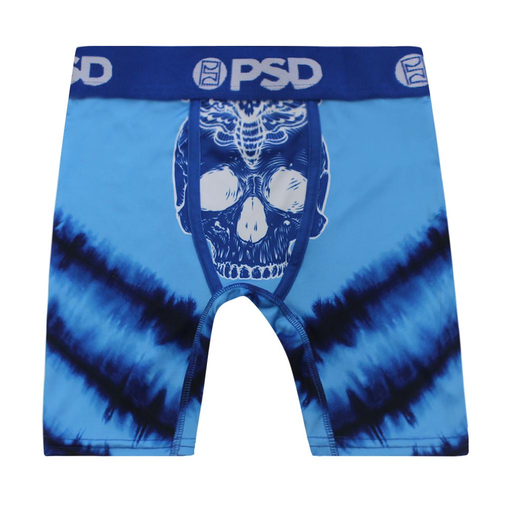 Tie Dye Stripe Skull Youth Boxer Briefs-Baby, Toddler And Kids-Scarlett Dawn
