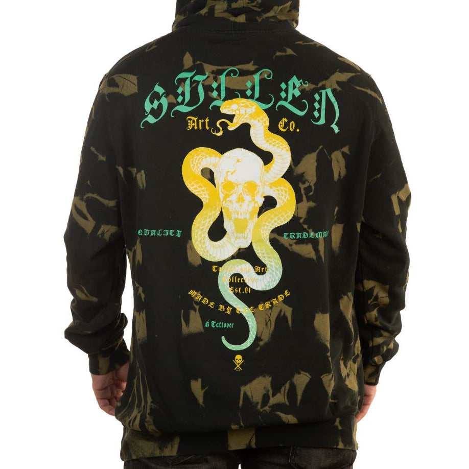 Tranquil Mens Pullover Hoodie-Mens Jumpers, Hoodies & Long Sleeves-Scarlett Dawn