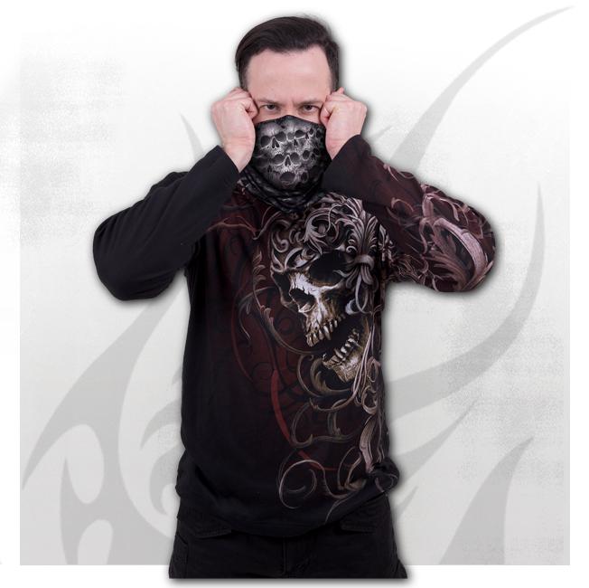 Twisted Skulls Face Wrap-Bandanas & Face Wraps-Scarlett Dawn