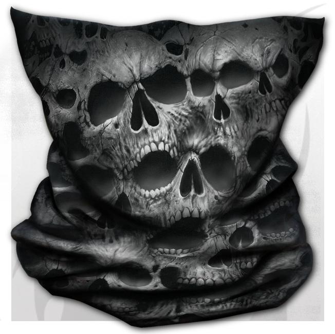 Twisted Skulls Face Wrap-Bandanas & Face Wraps-Scarlett Dawn