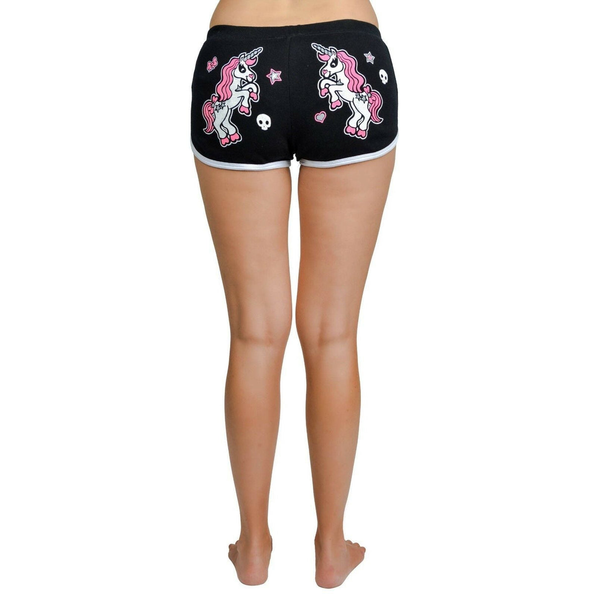 Unistar Unicorn Hot Shorts-Womens Shorts &amp; Skirts-Scarlett Dawn