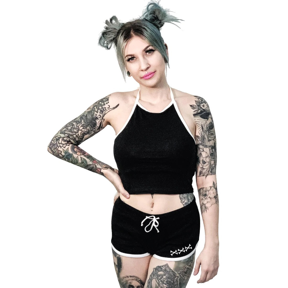 Up Yours Womens Dolphin Hot Shorts-Womens Shorts & Skirts-Scarlett Dawn