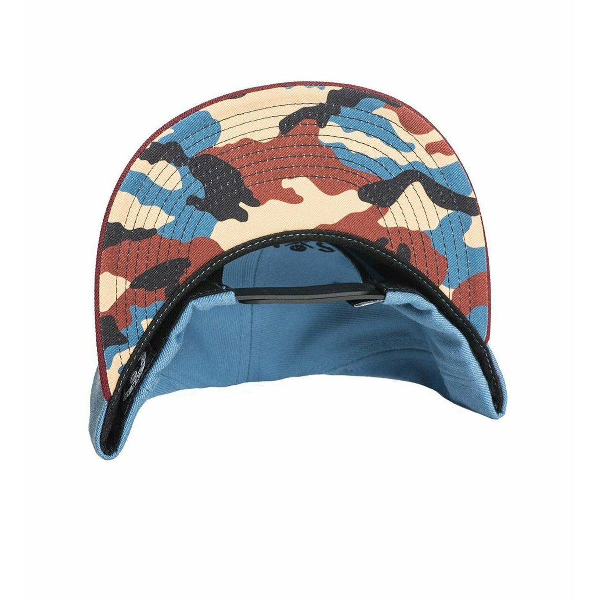 Urban Assault Blue Camouflage Snapback-Mens Beanies, Hats &amp; Snapback Caps-Scarlett Dawn