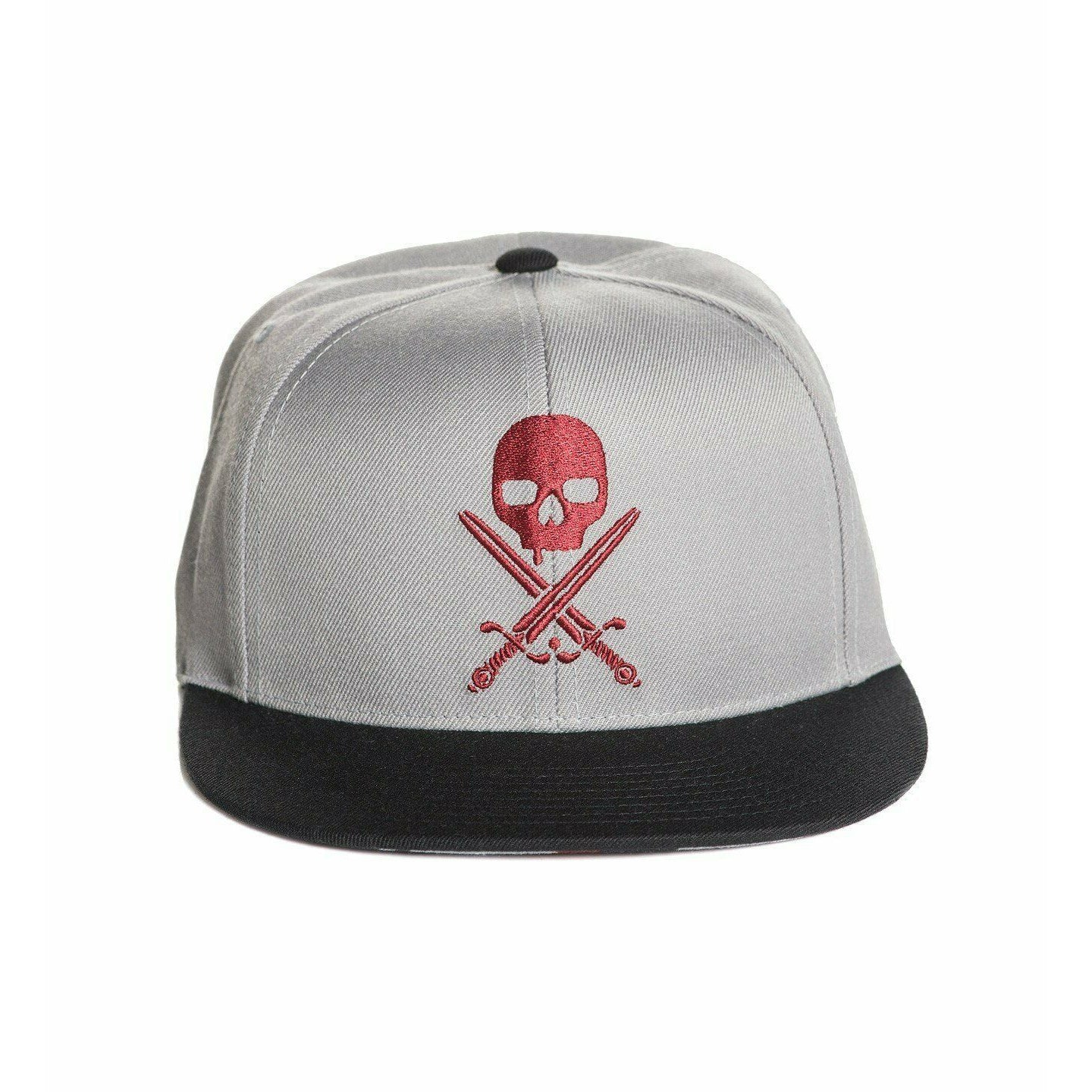 Urban Assault Grey Camouflage Snapback Cap-Mens Beanies, Hats & Snapback Caps-Scarlett Dawn