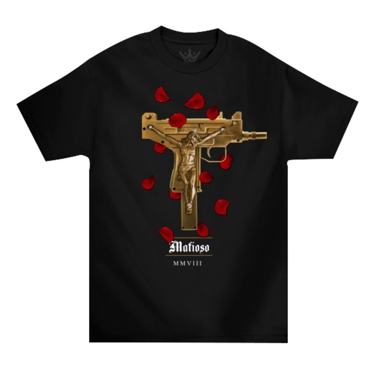 Uzi Prayers Mens T-Shirt-Mens T-Shirts & Tanks-Scarlett Dawn