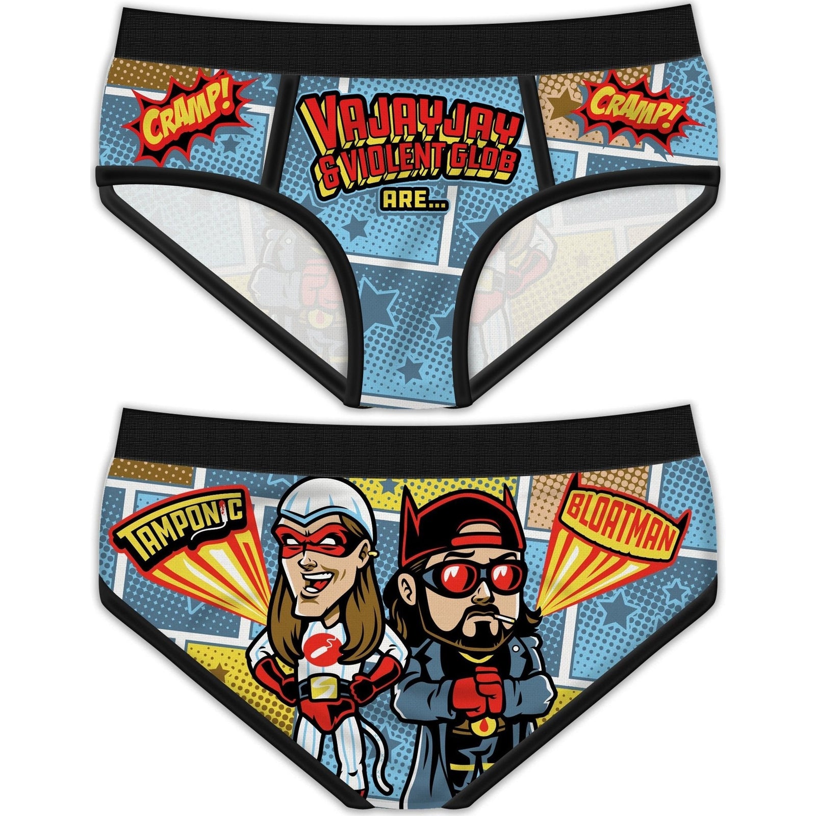Vajayay And Violent Glob Period Panties-Womens Underwear-Scarlett Dawn