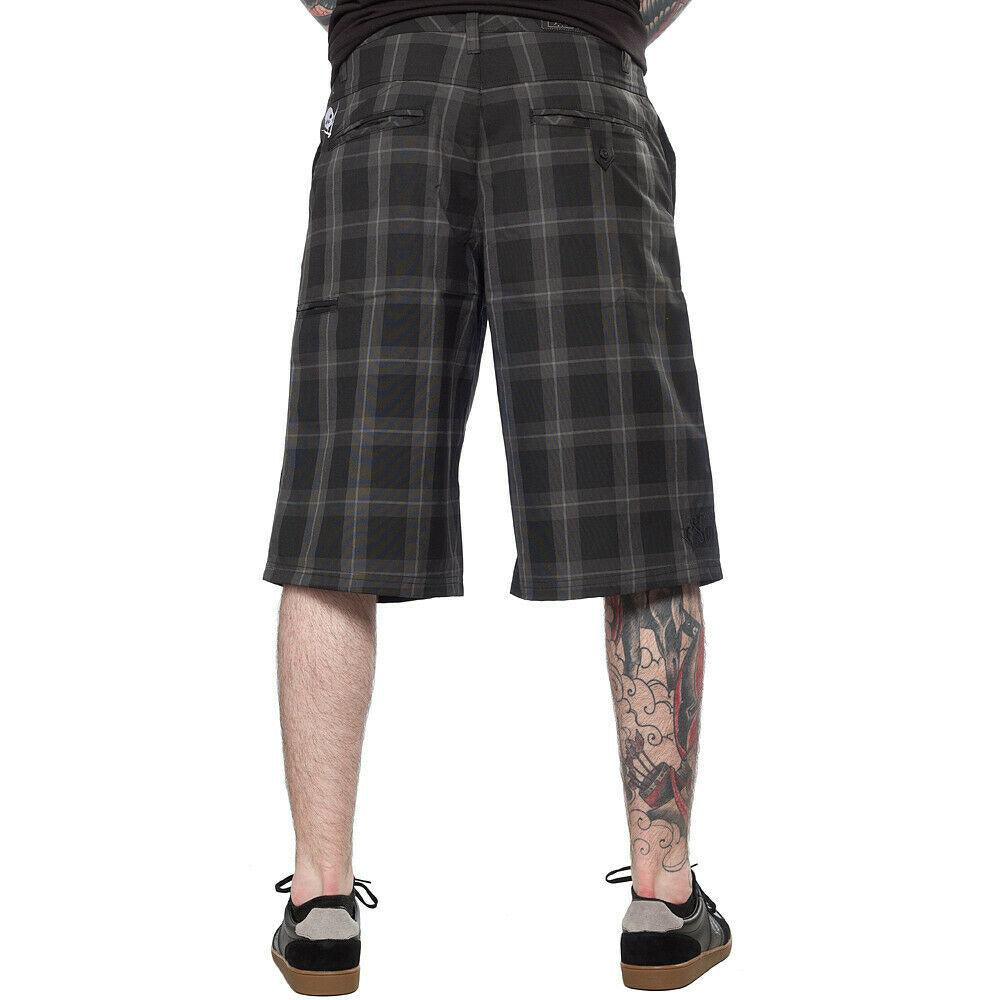 Wedge Plaid Walk Short-Mens Shorts & Pants-Scarlett Dawn
