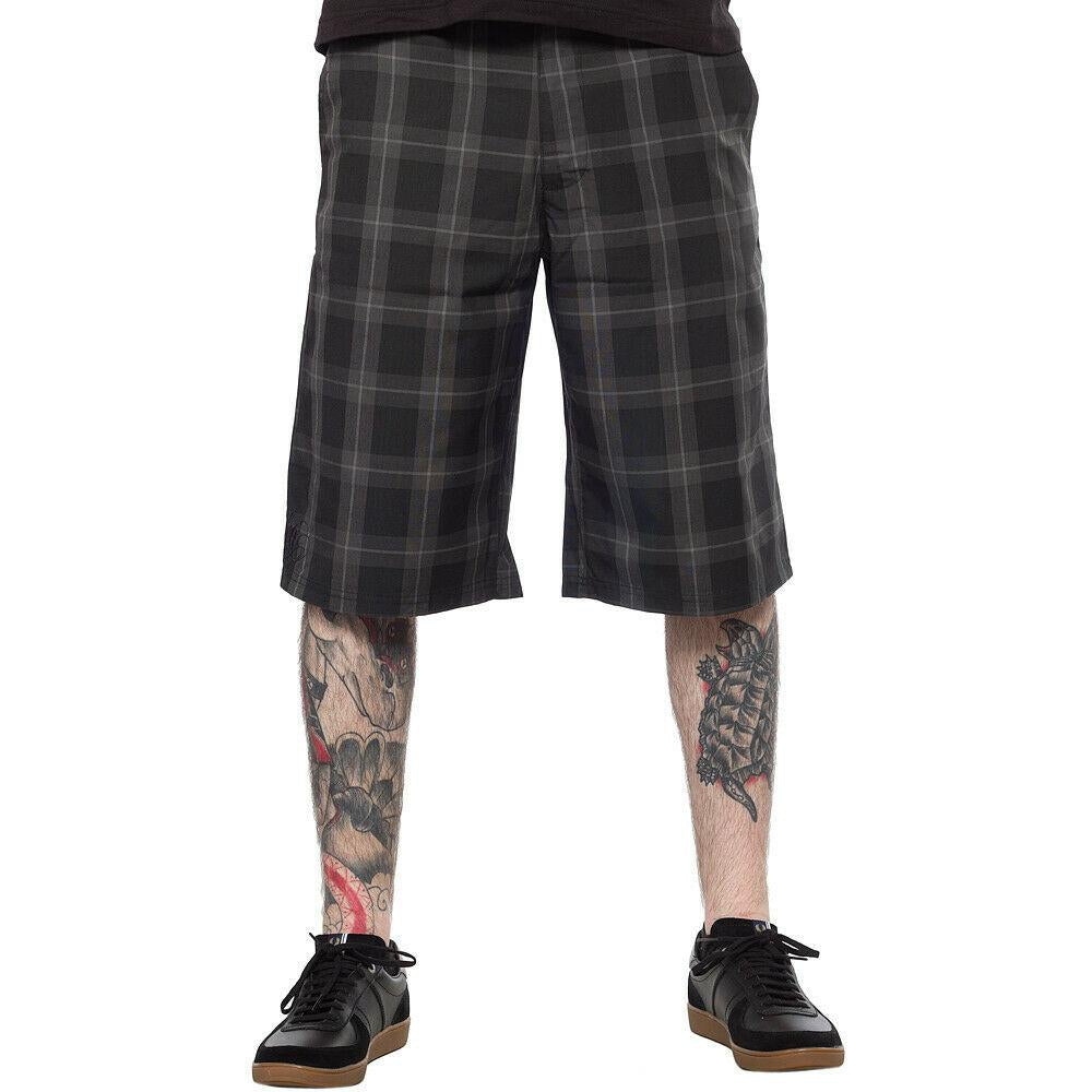 Wedge Plaid Walk Short-Mens Shorts & Pants-Scarlett Dawn