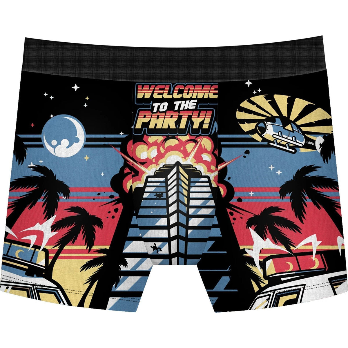 Welcome To The Party, Pal Mens Boxer Briefs-Mens Underwear-Scarlett Dawn