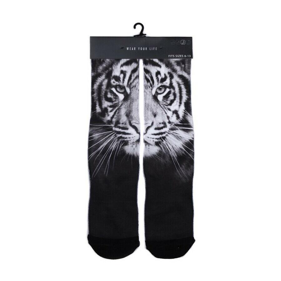 White Tiger Socks-Mens Socks-Scarlett Dawn