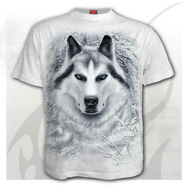 White Wolf Mens T-Shirt-Mens T-Shirts &amp; Tanks-Scarlett Dawn
