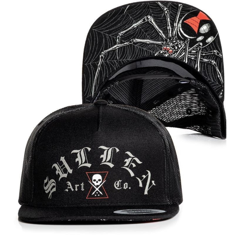 Widow Maker Trucker Snapback Cap-Mens Beanies, Hats & Snapback Caps-Scarlett Dawn
