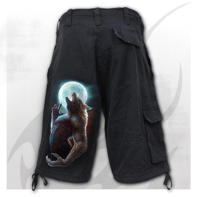 Wild Moon Mens Vintage Cargo Shorts-Mens Shorts & Pants-Scarlett Dawn