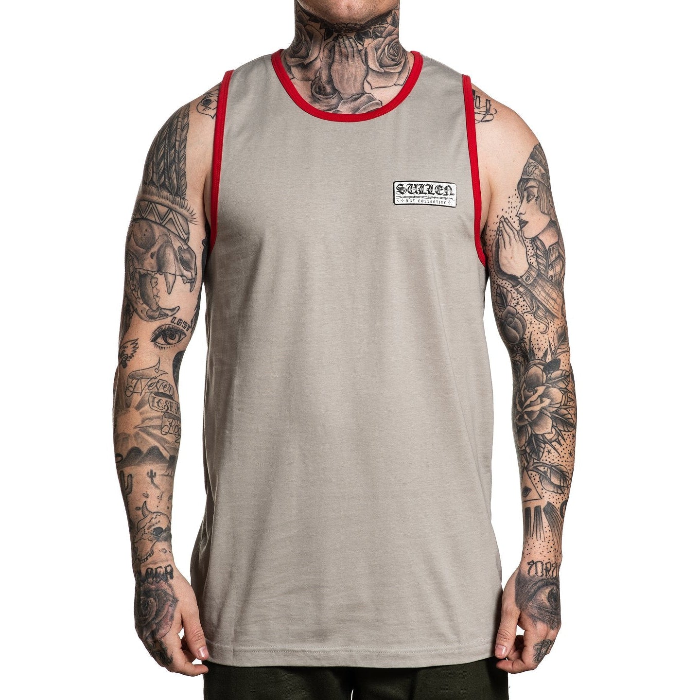 Wire Badge Standard Fit Mens Tank-Mens T-Shirts & Tanks-Scarlett Dawn