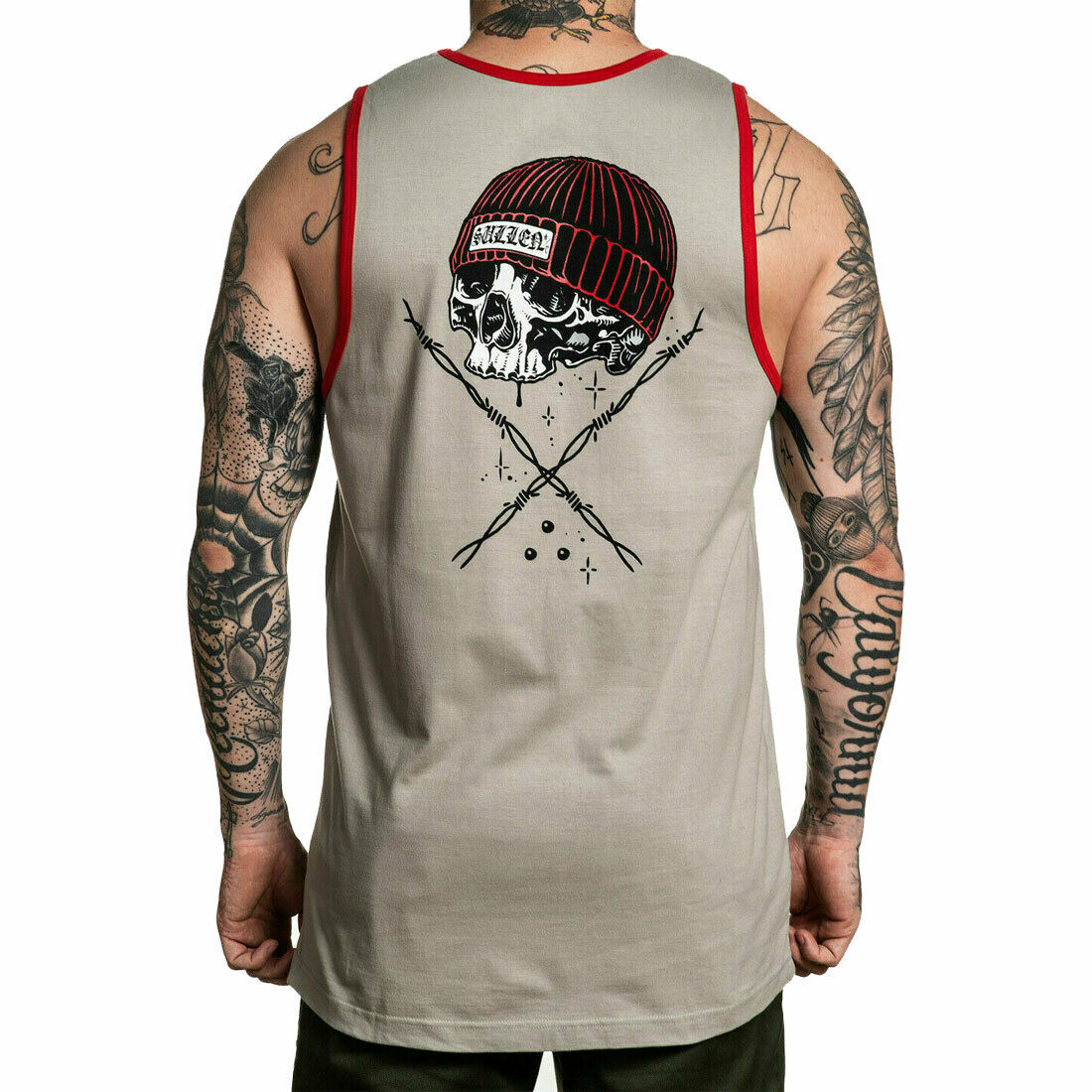 Wire Badge Standard Fit Mens Tank-Mens T-Shirts & Tanks-Scarlett Dawn