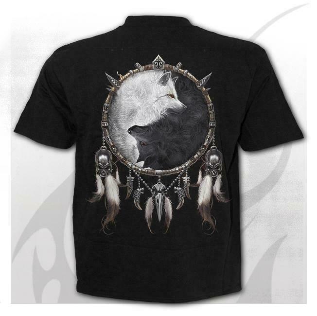Wolf Chi Black Mens T-Shirt-Mens T-Shirts &amp; Tanks-Scarlett Dawn