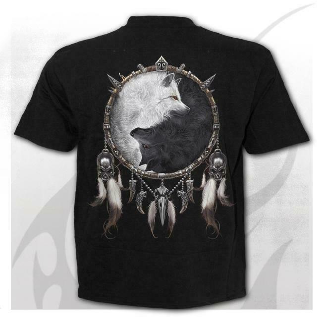 Wolf Chi Black Mens T-Shirt-Mens T-Shirts & Tanks-Scarlett Dawn