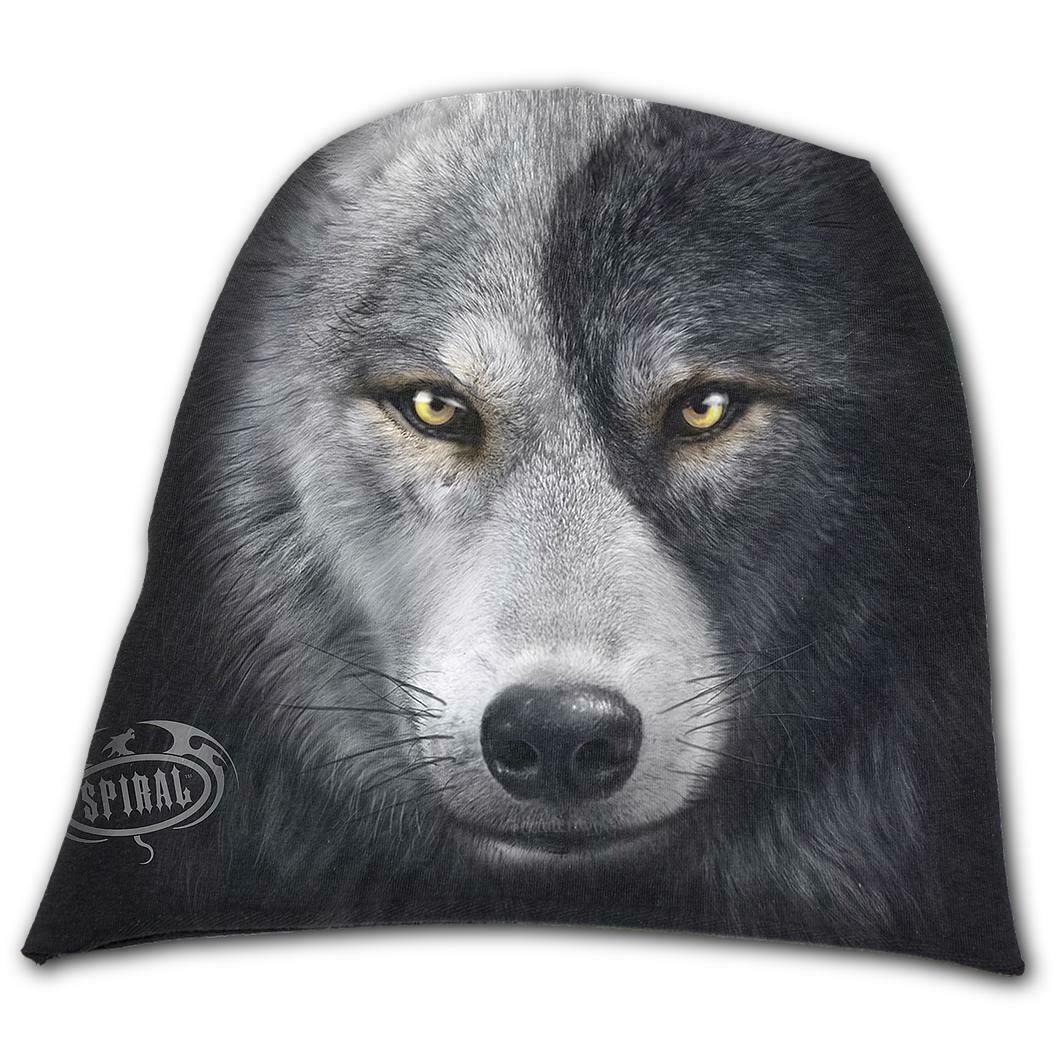 Wolf Chi Mens Beanie Black-Mens Beanies, Hats & Snapback Caps-Scarlett Dawn
