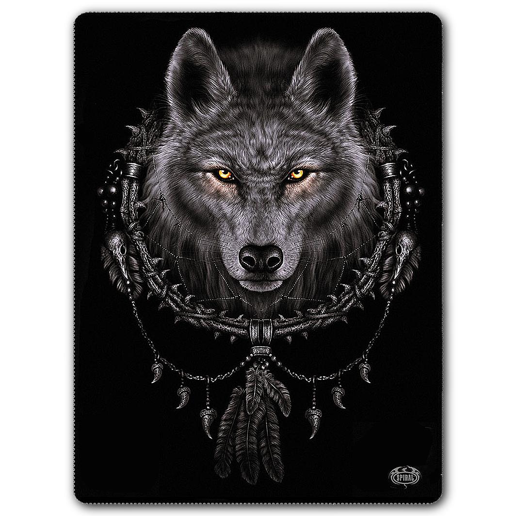 Wolf Dreams Double Sided Fleece Blanket-Bedding-Scarlett Dawn